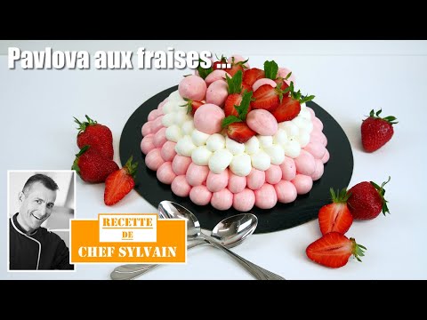 Pavlova aux fraises
