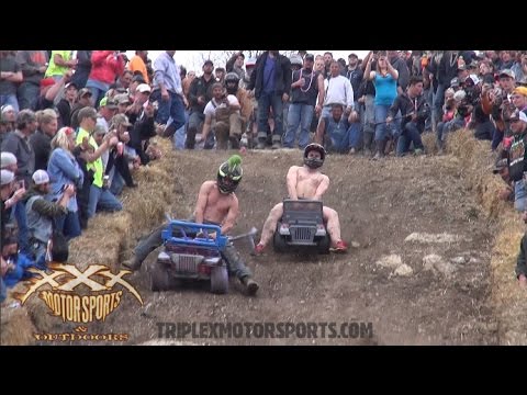 VIOLENT BARBIE JEEP RACING!!