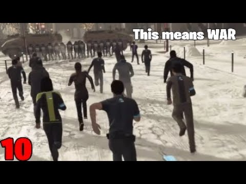 THIS MEANS WAR!! The way this episode ends :(  | Detroit become human #9