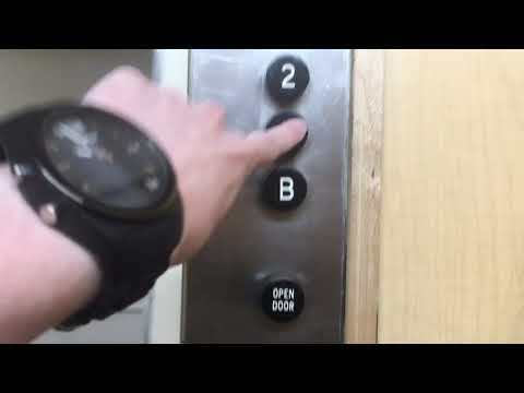 Vintage Otis Black Button Traction Elevator - 3871 Harlem Road - Cheektowaga, NY