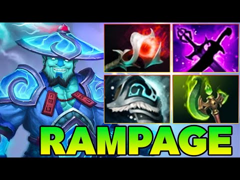 Rampage Storm Spirit Dota 2 !! Storm Spirit Pro Mid Lane Gameplay Guide Build 7.40