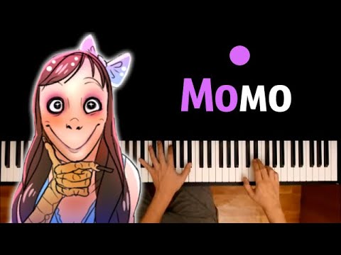 Песенка Момо ● караоке | PIANO_KARAOKE ● ᴴᴰ + НОТЫ & MIDI