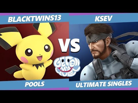 GOML 2019 SSBU - Blacktwins13 (Pichu) Vs. Ksev (Snake) Smash Ultimate Tournament Pools