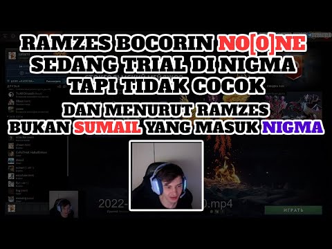 RAMZES: NO[O]NE WAS TRYING FOR NIGMA BUT DIDN'T FIT