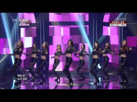 131206 Nine Muses - Glue @ Comeback Stage [720P]