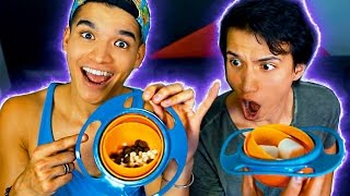 UNSPILLABLE BOWL! WILL IT SPILL?!