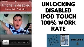 How To Fix / Unlock A Disabled Ipod Touch... 100% works (forgotten password)