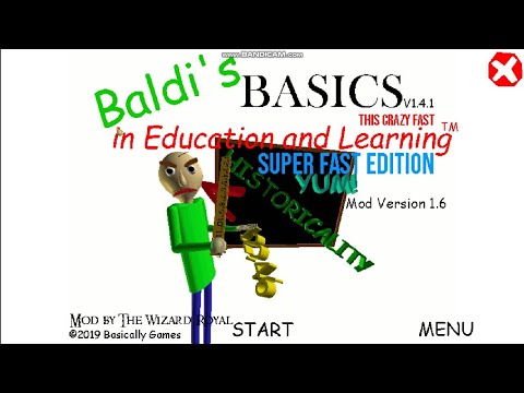 Baldi's Basics Super Fast Editor v.1.6 | Baldi's Basics mod v.1.4.1