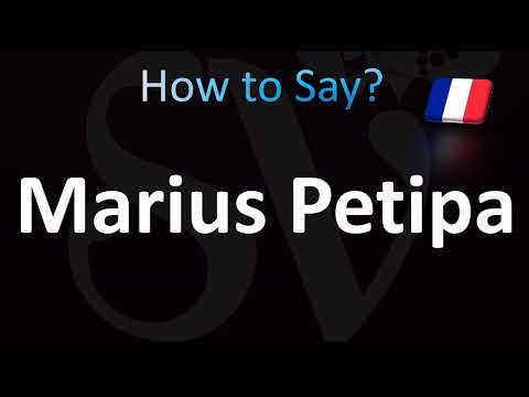 How to Pronounce ''Marius Petipa'' Correctly! (French)