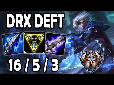 Deft EZREAL vs JHIN [ ADC ] Lol Challenger Korea