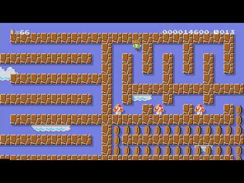 敵は出ません　No Enemy But No Time by MAKOTO(^^) ~ World Record! - Super Mario Maker - No Commentary 1bq