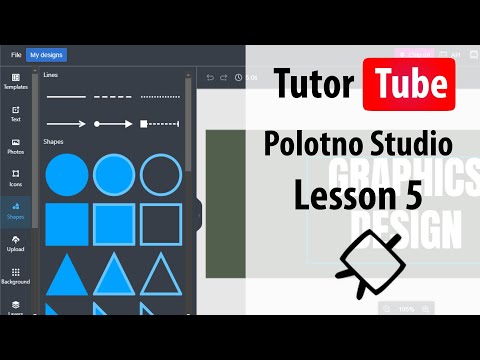 Polotno Studio Lesson 1 Interface Tour