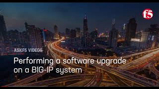 Performing a software upgrade on a BIG-IP system (standalone)