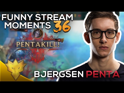 Bjergsen ORIANNA PENTAKILL! - League of Legends Funny Stream Moments #36 - Funny LoL Moments