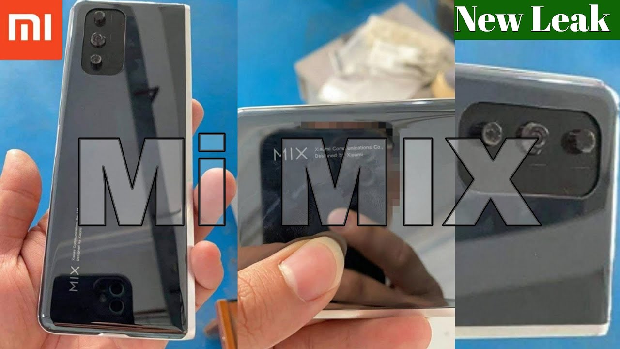 Xiaomi Mi Mix Foldable Phone Live Photo Leaked