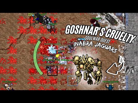 TIBIA - GOSHNAR'S CRUELTY - SOULWAR MINI BOSS INABRA JAGUARS