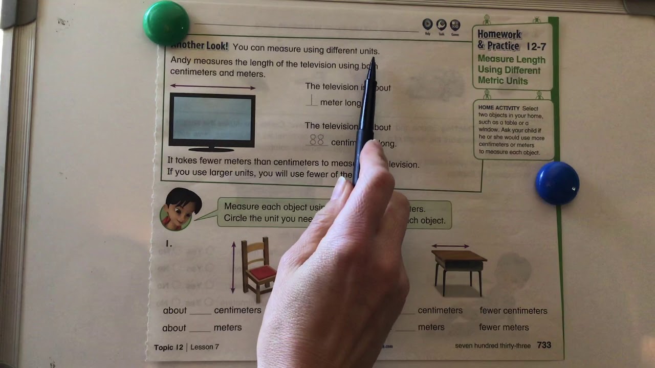 2nd grade math homework 12-7