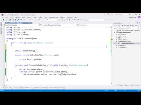 JeremyBytes - C# Delegates - Part 1: Basics