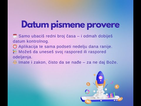 Datum pismene provere video thumbnail