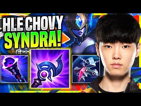 CHOVY DOMINATING SYNDRA WITH NEW ITEMS! - HLE Chovy Plays Syndra Mid vs Zoe! | Preseason 11