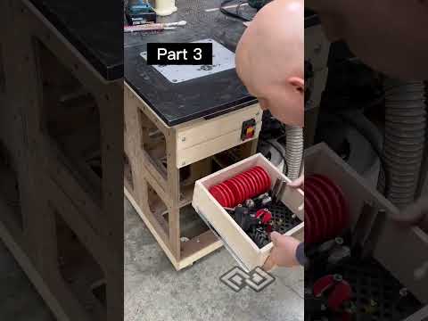 Part 3 of the modular cubic workbench router cube update. Adding power switch and drawer fronts.