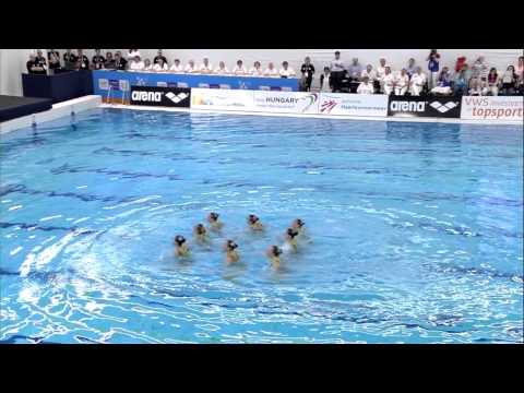 Team Technical Routine - Russia - ECC Synchro 2015 | Synchroonzwemmen