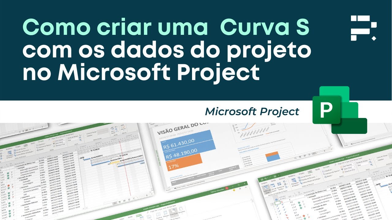 Como criar um CURVA S no MS Project através do painel Relatório
