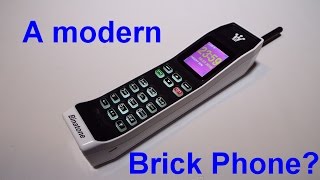A Modern 1980s Brick Phone?  Binatone ' The Brick ' Phone Review :o)