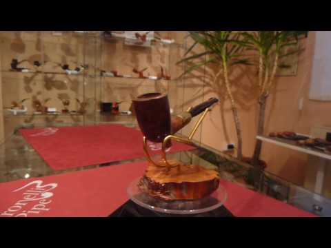 Pipa radica e corno genovesina anno 1920 - www.paronellipipe.it