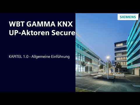Siemens Gamma KNX UP Secure Geräte