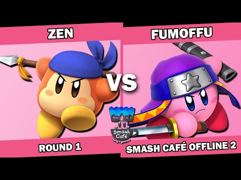 Zen (Bandana Dee) vs Fumoffu (Ninja) - OFFLINE Kirby Fighters 2 Tournament - Smash Cafe 06/15/22