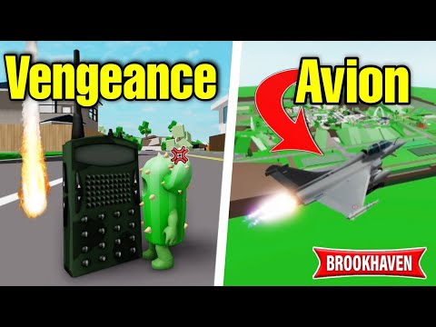 CACTUS PILOTS A FIGHTER PLANE TO GET REVENGE AND SAVE TEAM CACTUS! BROOKHAVEN RP - ROBLOX