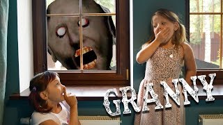Granny became GIANT! Evoke Granny!  Granny in real life! Fun video for kids