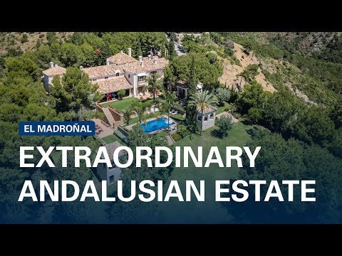 Villa Goya, a spectacular estate with panoramic sea views and private tennis court in El Madroñal