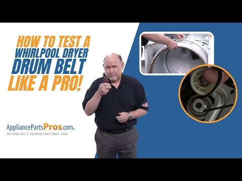 How To Test A Whirlpool Dryer Drum Belt 661570V
