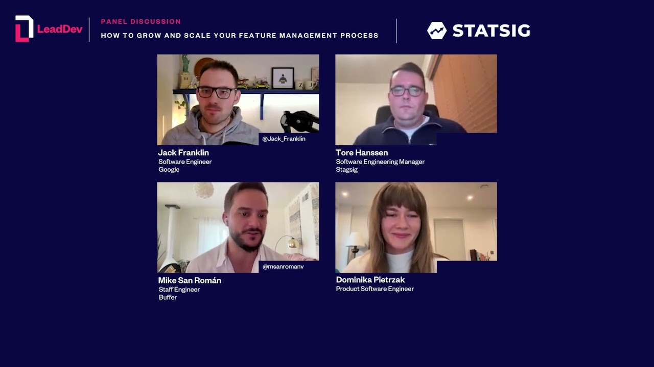 Statsig x LeadDev Webinar: How to grow and scale your feature management process