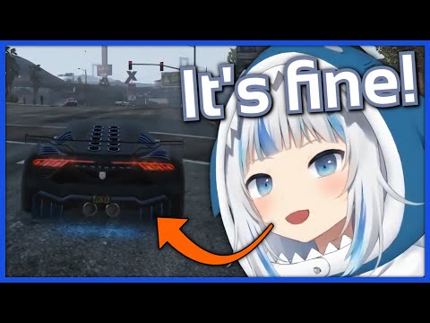 Please Take Care Of Your Cars, Gura...【Hololive EN】