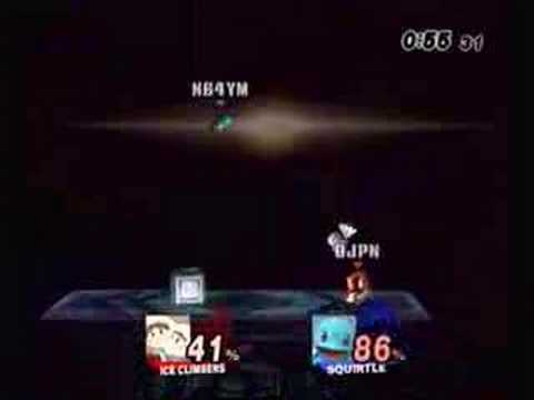 SSBB - DJPN (Ice Climbers) vs N64Yoshiman (Pokemon Trainer)