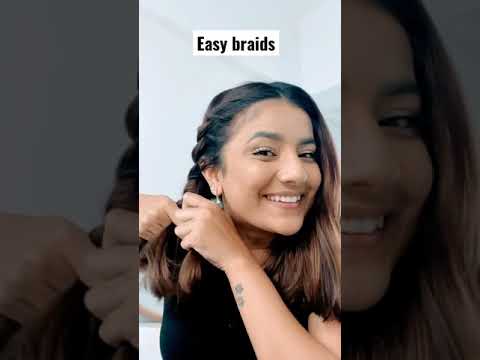 Easy braids tutorial #shorts