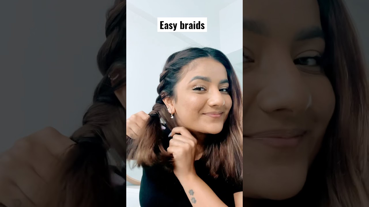 Easy braids tutorial #shorts
