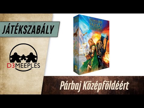 JÁTÉKSZABÁLY: A GYŰRŰK URA - PÁRBAJ KÖZÉPFÖLDÉÉRT - d3meeples