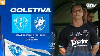 #PapãoTV: COLETIVA PÓS JOGO DO TÉCNICO JÚNIOR ROCHA (PAYSANDU 0X2 VASCO ) - AO VIVO