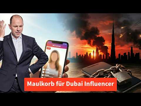 Maulkorb für Dubai-Influencer! Warum plötzlich alle den Krieg verharmlosen! | Anwalt Solmecke