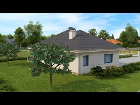 Z141 GL - Gotowy projekt domu parterowego we współczesnym stylu do 100 m2