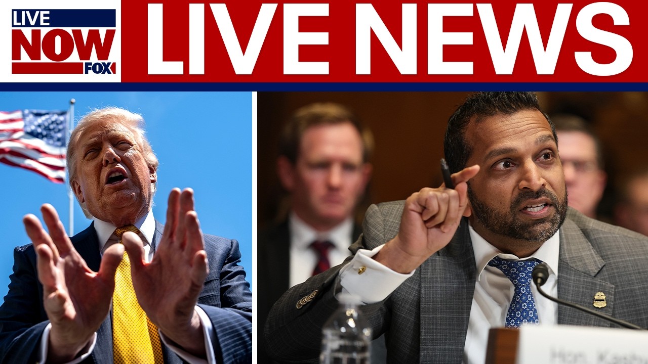 LIVE NEWS: Trump US-Iran war latest, Kash Patel Senate hearing, AI Data Center concerns & more