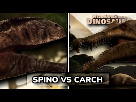 WALKING WITH DINOSAURS | SPINOSAURUS VS CARCHARODONTOSAURUS | BBC 2025