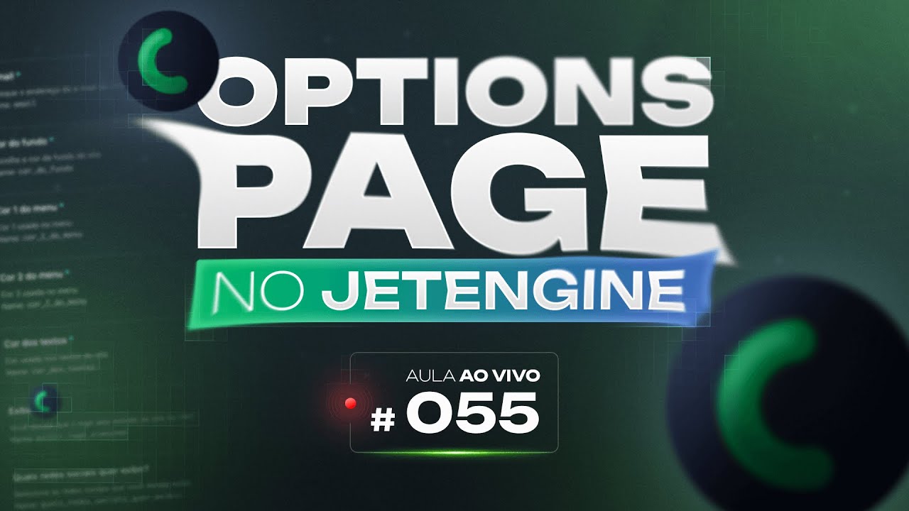 OPTIONS PAGE no JetEngine (Crocoblock) | Live #55