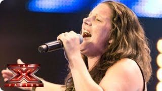 Sam Bailey sings Who&#39;s Loving You by The Jacksons - Arena Auditions Week 1 -- The X Factor 2013