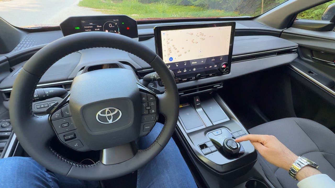 TOYOTA C-HR+ 2026 - how to USE THE GEAR SELECTOR