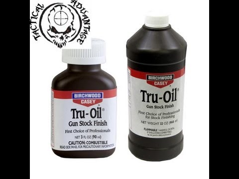 How to refinish your gunstock with tru-oil, pt 2, cleaning and first coat of tru-oil